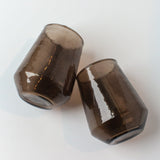 Hammered Handblown Tumblers — Smoke (Set of 4)