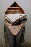 Pinstripe Blanket — Cotton Minimalism in Motion
