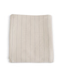 Pinstripe Blanket — Cotton Minimalism in Motion