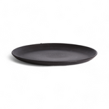 Osun Stoneware Dinner Plate Set — Matte Black (S/4)