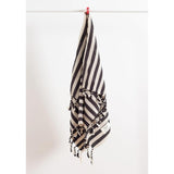 Monochrome Turkish Hand Towel — Linen & Cotton in Soft Contrast