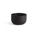 Osun Stoneware Dinner Bowl Set — Matte Black (S/4)