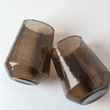 Hammered Handblown Tumblers — Smoke (Set of 4)