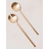 Loop Brass Salad Servers