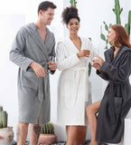 Men's Luxury Turkish Cotton Terry Cloth Robe with Hood