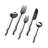 Emma Silverware Set — Handcrafted Brass or Silver (20 pcs)