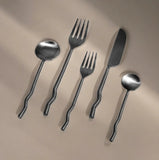 Emma Silverware Set — Handcrafted Brass or Silver (20 pcs)