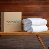 Luxury Organic Bath Sheets — The Oversized Ritual