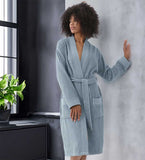 Women's Turkish Cotton Terry Kimono Robe - Luxurious Terry Cloth Bathrobe